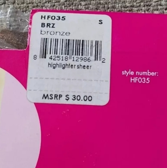 Commando The Highlighter Sheer Bronze Stocking Footed Tights sz S - Picture 6 of 7